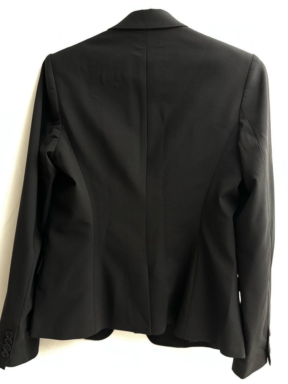 Theory Blazer - Black Size 8 Wool Blend Single Breasted Classic Fit - Picture 2 of 5